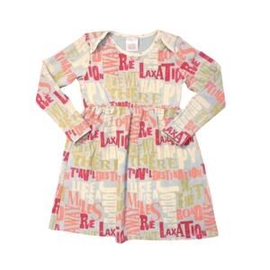 NWT Matilda Jane Girl Field Trip Traveling Long Sleeve Dress Multicolor SZ‎ 8